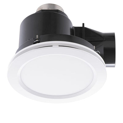 Mercator Lighting Exhaust Fans Revoline 240 Bathroom Exhaust Fan Lights-For-You BE380ESPWH 9312699148699