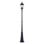 Mercator Lighting Exterior Posts Yarra Exterior Lamp Post Light in Black Lights-For-You MX7391P-BLK 9312699086441