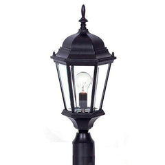 Mercator Lighting Exterior Posts Yarra Exterior Lamp Post Light in Black Lights-For-You MX7391P-BLK 9312699086441