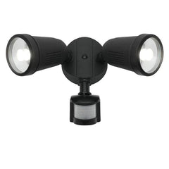 Mercator Lighting Flood Lights Otto LED Flood Light 1Lt/2Lt  with Sensor Lights-For-You MXD6712BLK-SEN 9312699169359