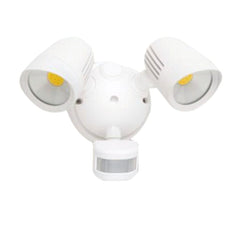 Mercator Lighting Floodlights White Cicero LED Floodlights With PIR Sensor CCT 2Lt Lights-For-You MXD6722WHT