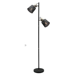 Mercator Lighting Floor Lamps Arizona Industrial Mesh Floor Light 2Lt Lights-For-You A38522 9312699159121