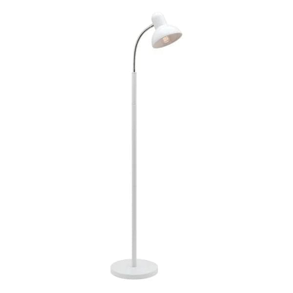Mercator Lighting Floor Lamps White Ben Floor Lamp in Black, white or Brushed Chrome Lights-For-You 32310-01