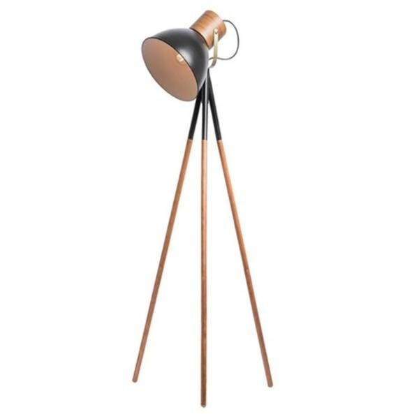 Mercator Lighting Floor Lamps Modern Tripod Floor Lamp Lights-For-You A49721BLK 9312699151606