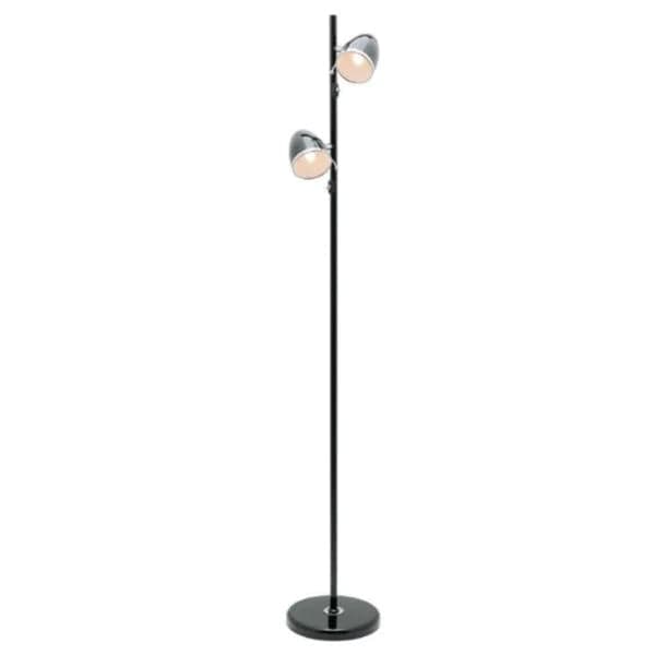 Mercator Lighting Floor Lamps Sara 2 Light Floor Lamp Lights-For-You A13022BLK 9312699100147