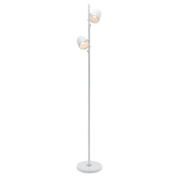 Mercator Lighting Floor Lamps Sara 2 Light Floor Lamp Lights-For-You A13022WHT 9312699100192