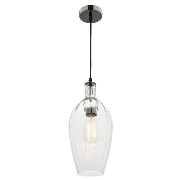 Mercator Lighting Indoor Pendants Belmont Classic Glass Pendant Light 1Lt Lights-For-You MG2331CLR 9312699163487