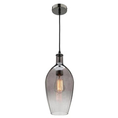 Mercator Lighting Indoor Pendants Belmont Classic Glass Pendant Light 1Lt Lights-For-You MG2331SMK 9312699162503