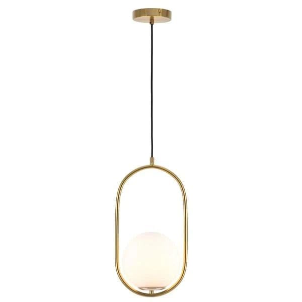 Mercator Lighting Indoor Pendants Modern Art Deco Pendant Light in Black Or Brass Lights-For-You MPL505BRS 9312699201738