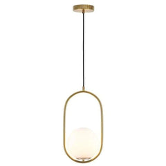 Mercator Lighting Indoor Pendants Modern Art Deco Pendant Light in Black Or Brass Lights-For-You MPL505BRS 9312699201738