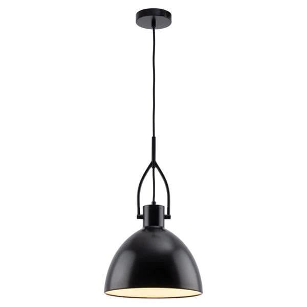 Mercator Lighting Indoor Pendants Terrence Pendant Light in Black/Brass/White Lights-For-You MPLS502BLK 9312699201653