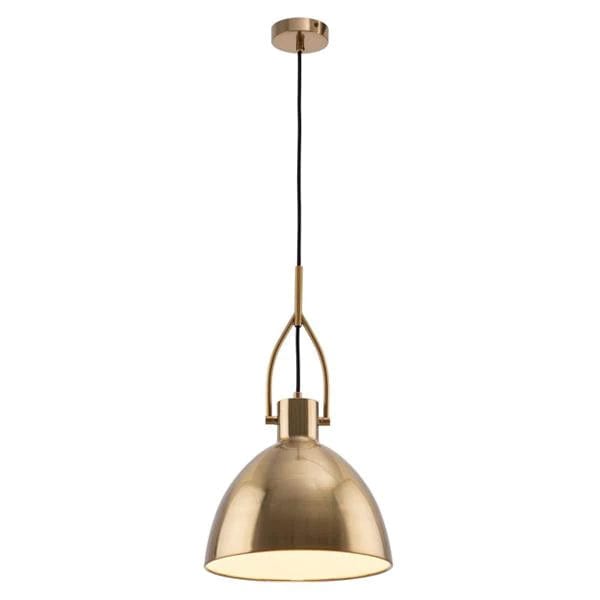 Mercator Lighting Indoor Pendants Terrence Pendant Light in Black/Brass/White Lights-For-You MPLS502BRS 9312699201677