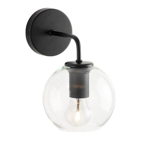 Mercator Lighting Indoor Wall Lights Art Deco Glass wall Lamp Lights-For-You MWL004BLK 9312699206177