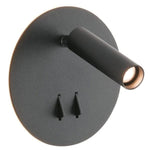 Mercator Lighting Indoor Wall Lights Osbourne LED wall Light 3w and 6w Lights-For-You MWL008BLK 9312699206269