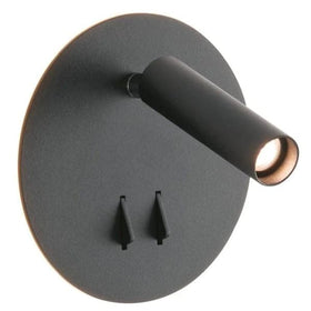 Mercator Lighting Indoor Wall Lights Osbourne LED wall Light 3w and 6w Lights-For-You MWL008BLK 9312699206269
