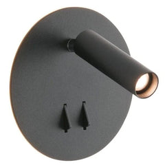 Mercator Lighting Indoor Wall Lights Osbourne LED wall Light 3w and 6w Lights-For-You MWL008BLK 9312699206269