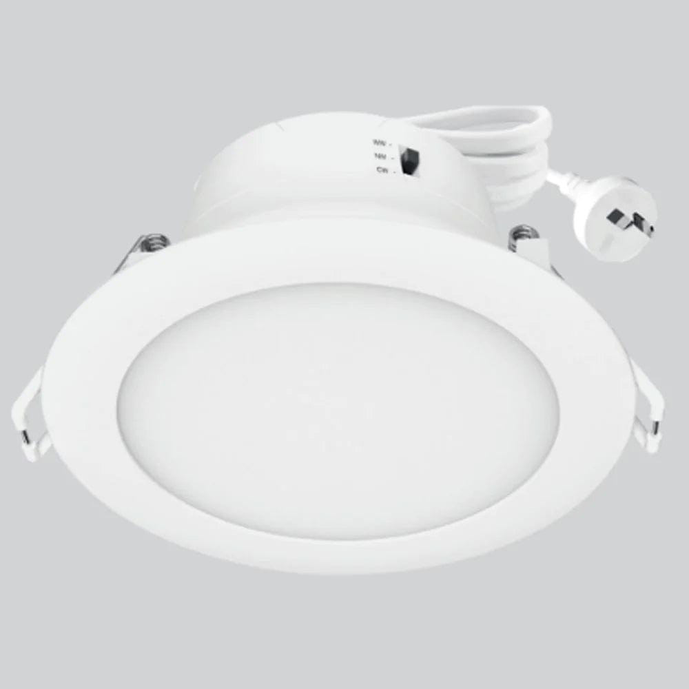 Mercator Lighting LED Downlights White EKO-120 12W Flush Lens LED Downlight MD4212W-CCT Lights-For-You LED086WHE1
