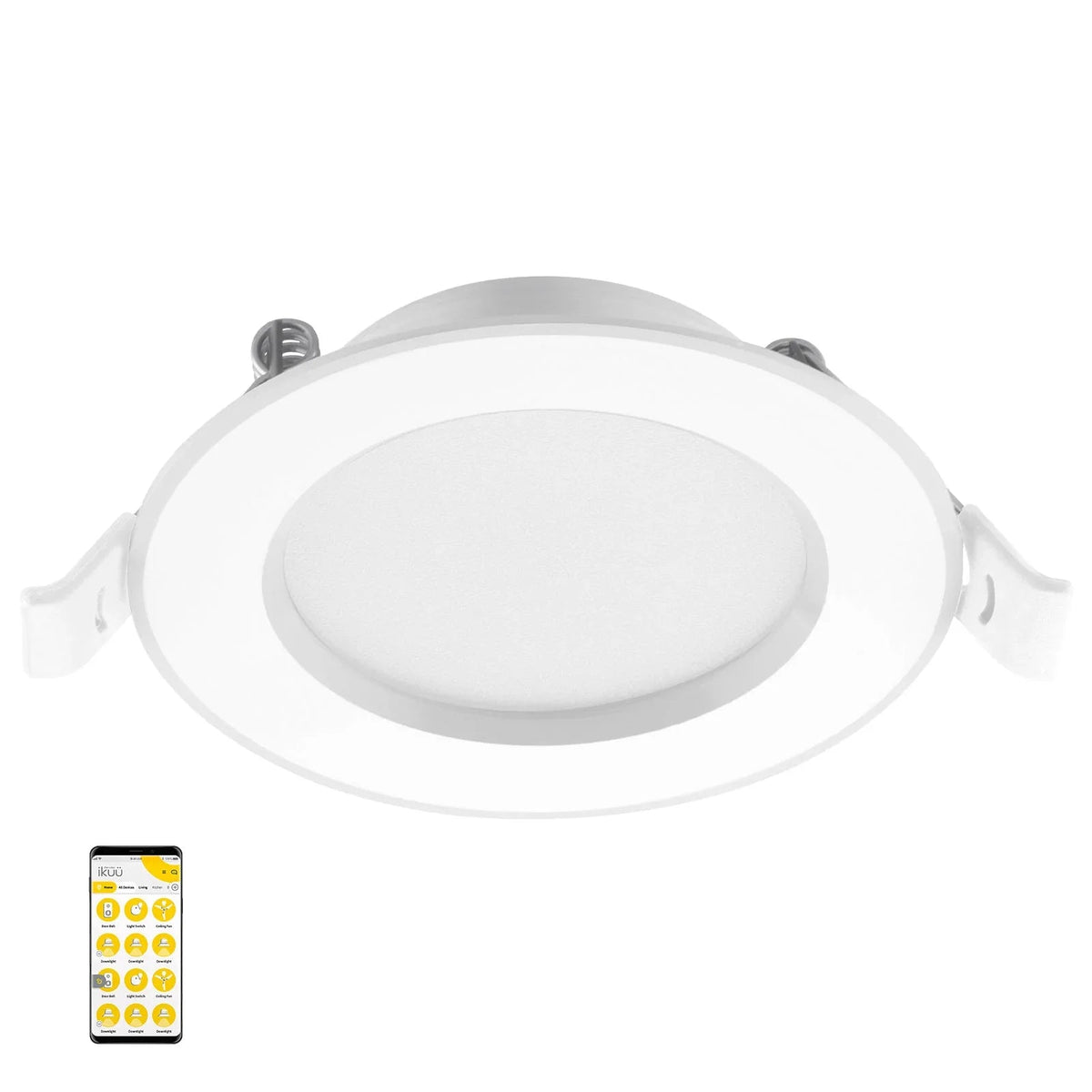 Mercator Lighting LED Downlights Walter 10W 90mm Ikuü Smart Wi-Fi RGB And CCT LED Downlight Lights-For-You SMD4109W-RGB