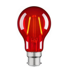 Mercator Lighting Lighting 2w LED B22 A60 Globe Red, orange Lights-For-You MGL289R