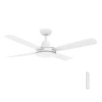 Mercator Lighting Lighting 48' Nemoi Lite DC Ceiling Fan Lights-For-You FC700124WH