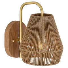 Mercator Lighting Lighting Kaden Wall Light in Natural Lights-For-You MWL012