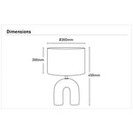 Mercator Lighting Lighting Kai Table Lamp Matt White MTBL016 Mercator Lighting Lights-For-You MTBL016
