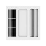 Mercator Lighting Lighting Mercury Lite 3-in-1 Bathroom Heater with Exhaust Fan and CCT LED Light in White Lights-For-You BH202ESWWH