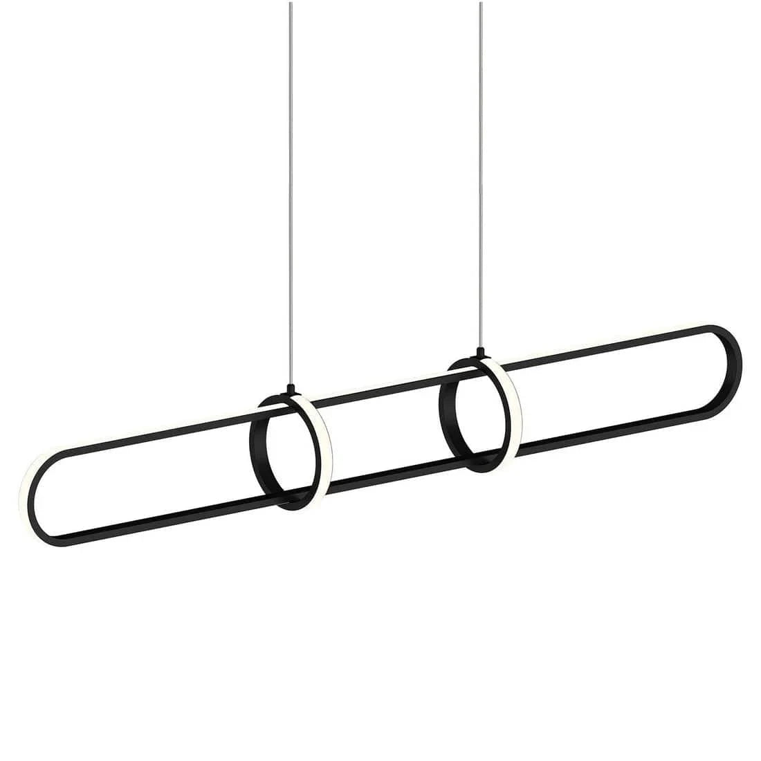 Mercator Lighting Lighting Modern LED Pendant Light CCT 30w Black, Brass Lights-For-You MPLS006BLK
