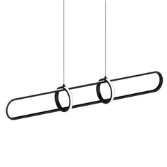 Mercator Lighting Lighting Modern LED Pendant Light CCT 30w Black, Brass Lights-For-You MPLS006BLK