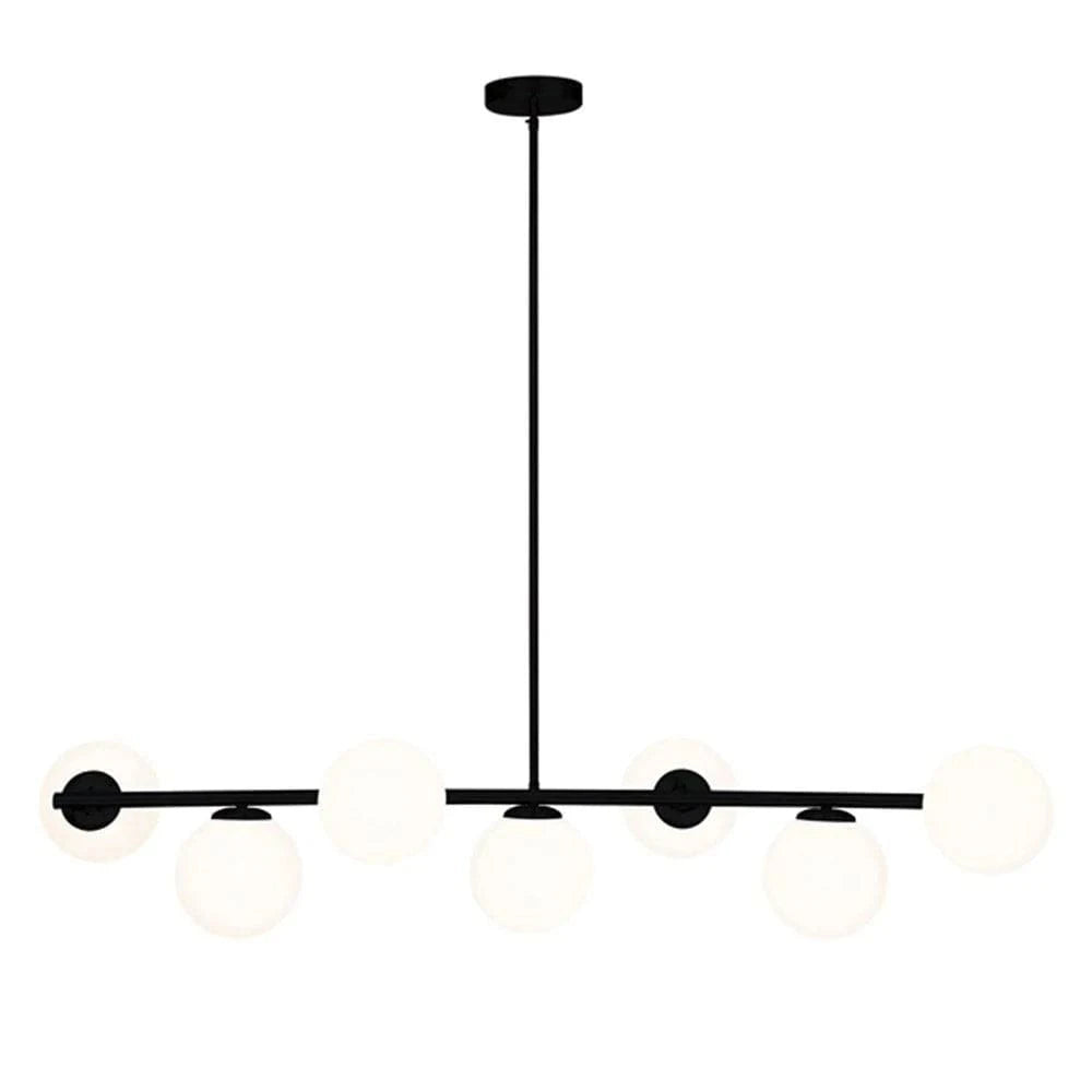 Mercator Lighting Lighting Preston Pendant Light 7Lt Black Lights-For-You MPLS031BLK