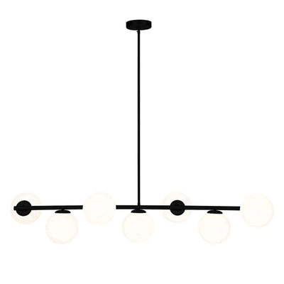 Mercator Lighting Lighting Preston Pendant Light 7Lt Black Lights-For-You MPLS031BLK