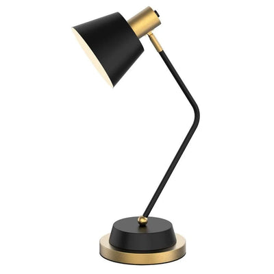 Mercator Lighting Lighting Robin Adjustable Table Lamp Matt Black and Gold MTBL041 Mercator Lighting Lights-For-You MTBL041