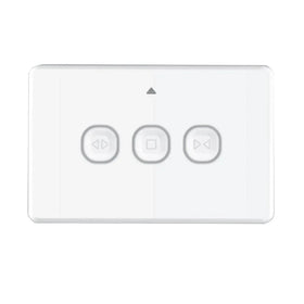 Mercator Lighting Lighting Smart Curtain and Blind Switch in White - or Zigbee Lights-For-You SSW01GBC-ZB