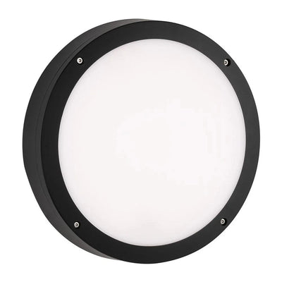 Mercator Lighting Lighting Zion II LED Bulkhead Outdoor Wall Light CCT in Black Lights-For-You MXB1010CCT