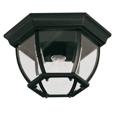 Mercator Lighting Outdoor Ceiling Lights Dakota DIY Exterior Ceiling/Under Eave 1Lt in Black Lights-For-You MX4971BLK 9312699034121
