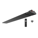 Mercator Lighting Outdoor Heaters Alfresco Smart Wifi Strip Outdoor Heater 1800W Black - SHO122BLK-WIFI Lights-For-You SHO122BLK-WIFI