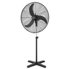 Mercator Lighting Pedestal Fans Airbond 750mm Industrial DC Pedestal Fan in Black Lights-For-You FF62230BK 9312699204272