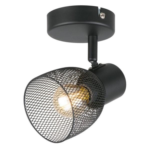 Mercator Lighting Spot Lights Emily 1Lt/3Lt Straight/3Lt LED Spotlight Lights-For-You A10931BLK 9312699206856