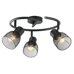 Mercator Lighting Spot Lights Emily 1Lt/3Lt Straight/3Lt LED Spotlight Lights-For-You A10933RBLK 9312699206863