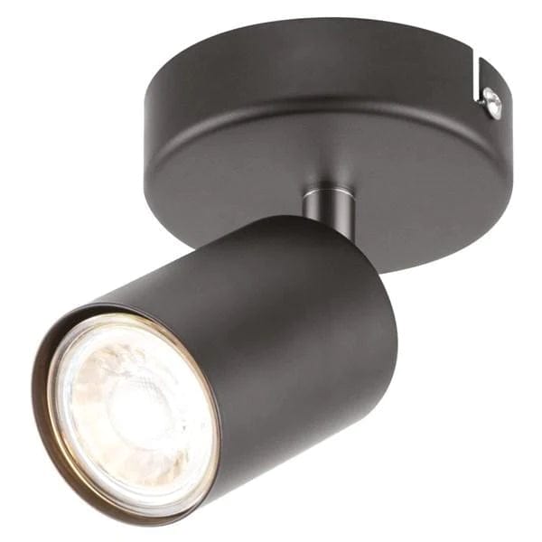 Mercator Lighting Spot Lights Travis 1Lt SpotLight in Black Lights-For-You A10031BLK 9312699206771