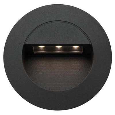 Mercator Lighting Step Lights Rye LED Step Light Round Lights-For-You MW1811RBLK 9312699158735