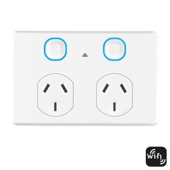 Power Point Switch (Wi-fi)Double/Quad in white