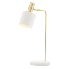Mercator Lighting Table Lamps White / Brushed Brass Addison LED Table Lamp Lights-For-You A29111WHT