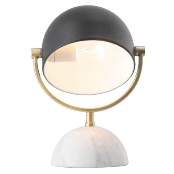 Mercator Lighting Table Lamps Black/Brass/White Ainsley Table Lamp 1 Lt in Black Lights-For-You MTBL012