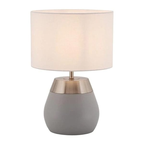 Mercator Lighting Table Lamps Grey Belgrave Touch Table Lamp in Black or Grey Lights-For-You MTBL019GRY