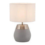 Mercator Lighting Table Lamps Belgrave Touch Table Lamp in Black or Grey Lights-For-You MTBL019GRY 9312699205811