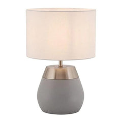 Mercator Lighting Table Lamps Belgrave Touch Table Lamp in Black or Grey Lights-For-You MTBL019GRY 9312699205811