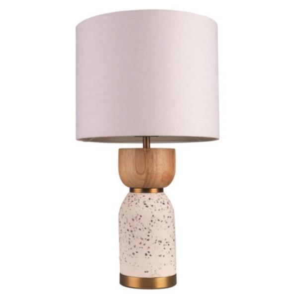 Mercator Lighting Table Lamps Lottie Table Lamp in Terazzo and Natural Timber Lights-For-You A40211 9312699144707