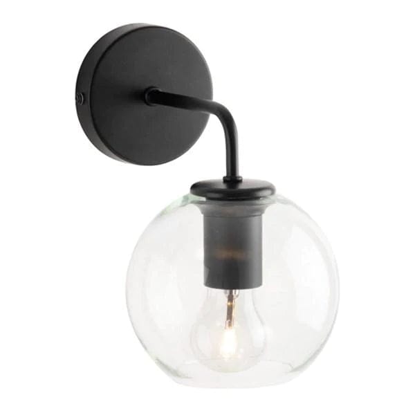 Mercator Lighting Wall Lamps Black Art Deco Glass wall Lamp Lights-For-You MWL004BLK