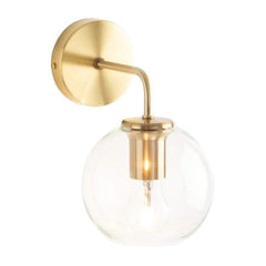 Mercator Lighting Wall Lamps Brass Art Deco Glass wall Lamp Lights-For-You MWL004BRS
